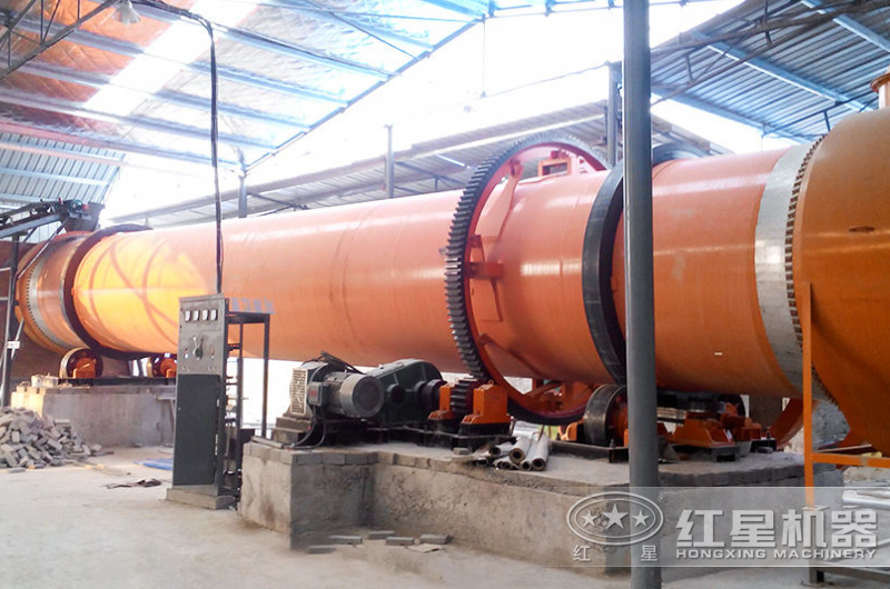 回轉(zhuǎn)烘干機(jī)客戶現(xiàn)場